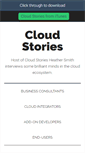 Mobile Screenshot of cloud-stories.com